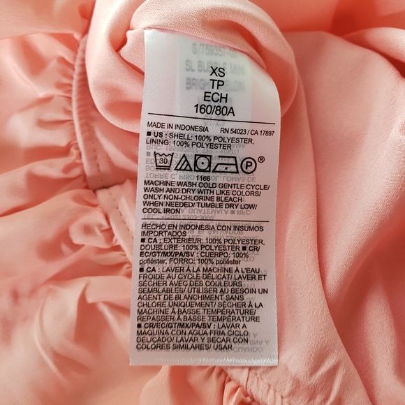 Peach Moss Bubble Mini Dress Size XS NEW! - Picture 11 of 11